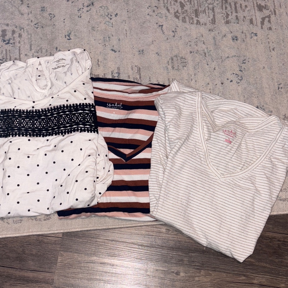 Set of 3 maternity tops; 2 Isabel 1 motherhood
